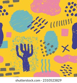 Dunkel nahtlose Dekoration einfache Oberfläche Vektorgrafik. Rosa Nahtlose, kreative Retro-Einladung, nahtloser Hintergrund. White Repetitive Summer Trendy Shape Swatch