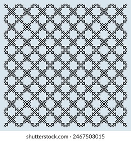 Dark seamless pattern with letter X
