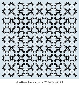 Dark seamless pattern with letter X