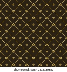 dark seamless pattern vector image