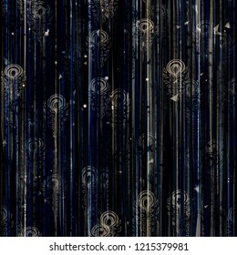 Dark seamless texture with shiny decorative elements. Abstract vector background for web page, banners backdrop, fabric, home decor, wrapping