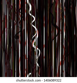 Dark seamless texture from stripes and lines.