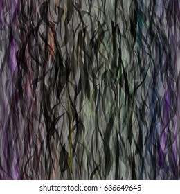 Dark seamless texture from treads. Abstract pattern for fabric, wrapping, home decor. 