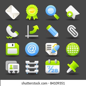 Dark series | business , office,work icon set