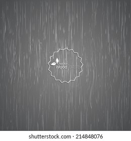 Dark shabby wood background. Panel with a fibrous structure of the tree. 