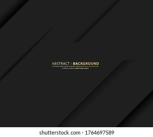 Fondo abstracto oscuro y sombra. Plantilla moderna de diseño negro. ilustración vectorial.