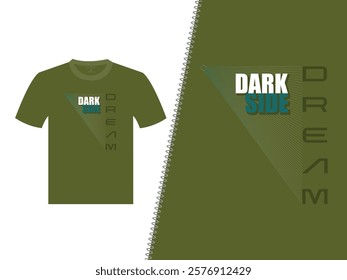 Dark Side Dream Vector T Shirt Design