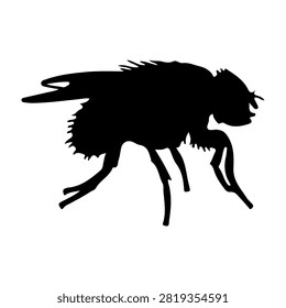 A dark silhouette of a mythical hybrid creature combining bird and beast characteristics, set against a plain background.