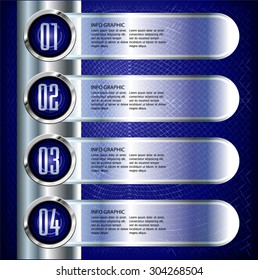 dark silver blue Web Design Website Elements Template for graphic internet. text box. label. infographics. metal. card. pixel. Metals, alloys, steel, aluminum. button