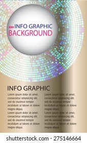 dark silver brown Light Abstract Technology background computer graphic website internet and business.Circle,mosaics,pixel vector illustration.text box.Brochure.card.banner flyer magazine.Design label