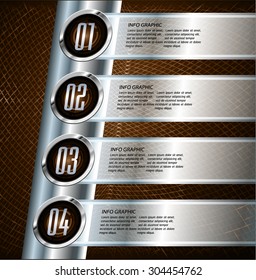 dark silver brown Web Design Website Elements Template for graphic internet. text box. label. infographics. metal. card. pixel. Metals, alloys, steel, aluminum. button