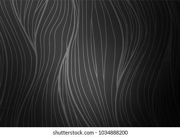 Dark Silver, Gray vector abstract doodle pattern. An elegant bright illustration with lines in Natural style. The pattern can be used for coloring books and pages for kids.