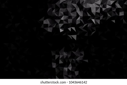 Dark Silver, Gray vector abstract mosaic background. Brand-new colored illustration in blurry style with gradient. Brand-new style for your business design.