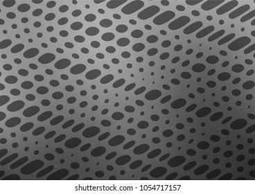 Dark Silver, Gray vector abstract doodle template. Shining colored illustration with doodles in Zen tangle style. Brand-new design for your business.