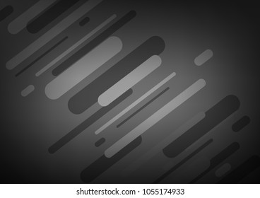 Dark Silver, Gray vector abstract doodle background. A completely new color illustration in doodle style. The best blurred design for your business.
