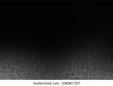 Dark Silver, Gray vector abstract doodle background. Blurred decorative design in Indian style with Zen tangles. The elegant pattern can be used as a part of a brand book.