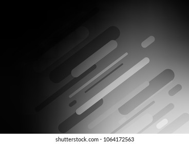 Dark Silver, Gray vector abstract doodle texture. Modern geometrical abstract illustration with doodles. Hand painted design for web, wrapping, wallpaper.