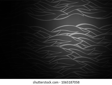 Dark Silver, Gray vector abstract doodle pattern. Brand-new colored illustration in blurry style with doodles. Brand-new design for your business.