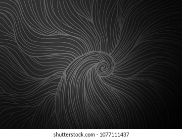 Dark Silver, Gray vector abstract doodle texture. Brand-new colored illustration in blurry style with doodles. Hand painted design for web, wrapping, wallpaper.