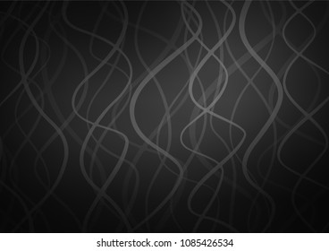 Dark Silver, Gray vector abstract doodle pattern. Brand-new colored illustration in blurry style with doodles. A new texture for your design.