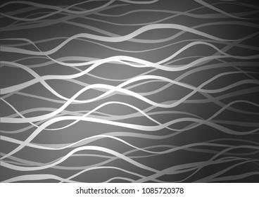 Dark Silver, Gray vector abstract doodle template. Geometric doodle illustration in Origami style with gradient. A completely new template for your business design.