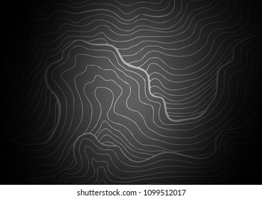 Dark Silver, Gray vector abstract doodle texture. Blurred decorative design in Indian style with Zen tangles. A completely new design for your business.