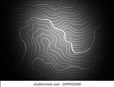 Dark Silver, Gray vector abstract doodle template. Brand-new colored illustration in blurry style with doodles. Hand painted design for web, leaflet, textile.