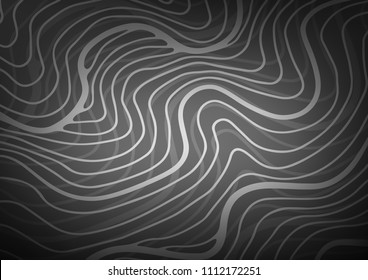 Dark Silver, Gray vector abstract doodle background. Doodles on blurred abstract background with gradient. A new texture for your design.