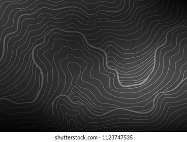 Dark Silver, Gray vector abstract doodle texture. Creative illustration in blurred style with doodles and Zen tangles. The template can be used as a background for cell phones.