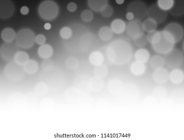 Dark Silver, Gray vector abstract bokeh pattern. A completely new color illustration in a bokeh style. The elegant pattern for brand book.