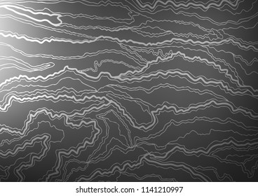 Dark Silver, Gray vector abstract doodle pattern. Colorful abstract illustration with lines in Asian style. A completely new design for your business.