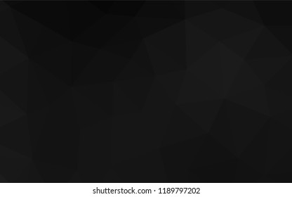 Dark Silver, Gray vector abstract mosaic backdrop. Modern geometrical abstract illustration with gradient. Brand new design for your business.