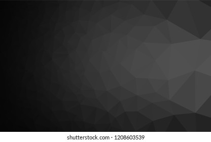 Dark Silver, Gray vector abstract polygonal cover. Colorful abstract illustration with gradient. The completely new template can be used for your brand book.