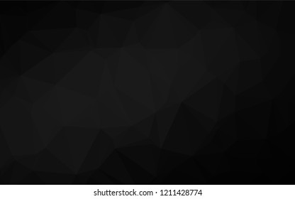 Dark Silver, Gray vector abstract mosaic backdrop. Colorful abstract illustration with gradient. Brand new style for your business design.