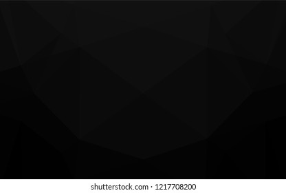 Dark Silver, Gray vector abstract mosaic backdrop. Glitter abstract illustration with an elegant design. Brand new style for your business design.