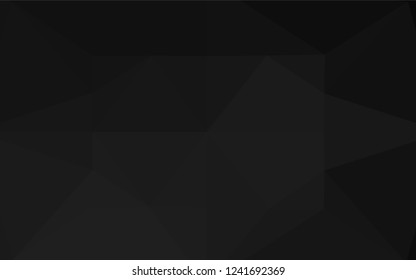 Dark Silver, Gray vector abstract polygonal layout. A completely new color illustration in a vague style. A completely new design for your business.