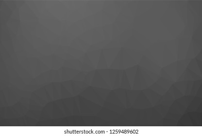 Dark Silver, Gray vector abstract polygonal layout. Modern geometrical abstract illustration with gradient. The polygonal design can be used for your web site.