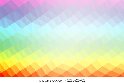 Dark Silver, Gray vector abstract polygonal pattern. An elegant bright illustration with gradient. The template can be used as a background for cell phones.