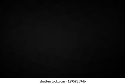 Dark Silver, Gray vector abstract mosaic backdrop. Shining colored illustration in a Brand new style. Brand new style for your business design.