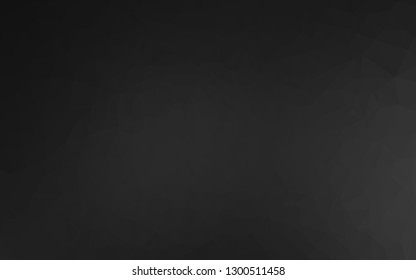 Dark Silver, Gray vector abstract polygonal cover. A vague abstract illustration with gradient. Completely new design for your business.