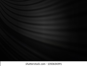 Dark Silver, Gray vector abstract background. Creative illustration in halftone style with gradient. A new texture for your design.