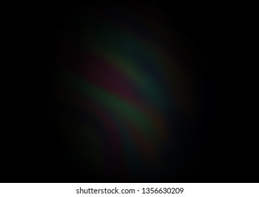 Dark Silver, Gray vector abstract blurred template. Colorful illustration in abstract style with gradient. A completely new template for your design.