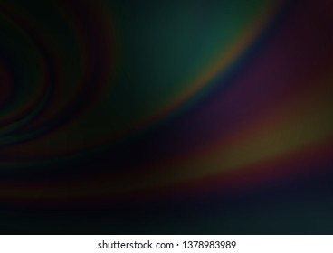 Dark Silver, Gray vector abstract bright template. Colorful abstract illustration with gradient. The blurred design can be used for your web site.