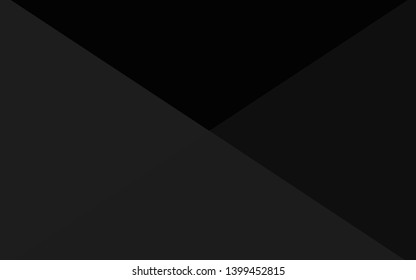 Dark Silver, Gray vector abstract polygonal cover. Brand new colorful illustration in with gradient. Triangular pattern for your business design.
