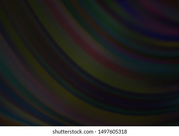 Dark Silver, Gray vector abstract template. An elegant bright illustration with gradient. A completely new design for your business.