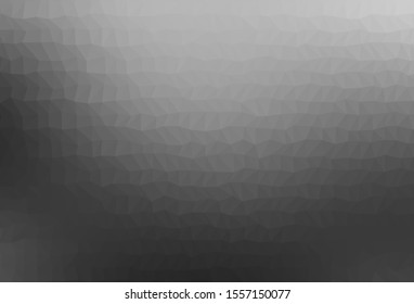 Dark Silver, Gray vector abstract polygonal cover. Colorful abstract illustration with gradient. Brand new design for your business.