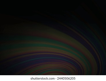 Dark Silver, Gray vector abstract bokeh pattern. A vague abstract illustration with gradient. A completely new design for your business.
