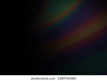 Dark Silver, Gray vector abstract template. Colorful abstract illustration with gradient. The template can be used for your brand book.