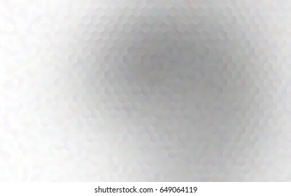 Dark Silver, Gray vector abstract textured polygonal background. Brand-new blurry hexagonal design. Pattern can be used for background.