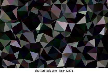 Dark Silver, Gray vector abstract mosaic pattern. Shining colored illustration in a brand-new style. Brand-new design for your business.